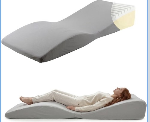 Reclining bed wedge cushion - bed,