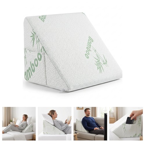 Bamboo large wedge pillow - wedge,