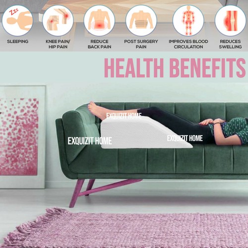 Leg pillow elevating wedge - pillow,