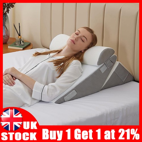 Bed wedge pillow - wedge, support