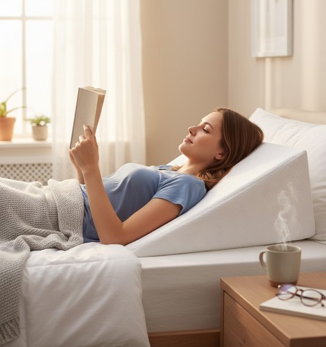 Wedge pillow memory - pillow,
