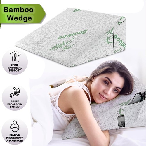 Bamboo large bed wedge memory - bed,