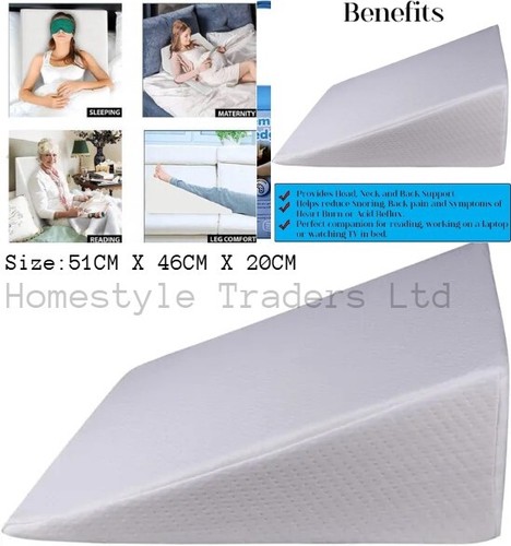 Large memory foam wedge - wedge, back