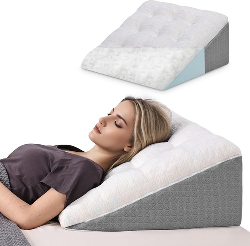 Bed wedge pillow memory foam - wedge,