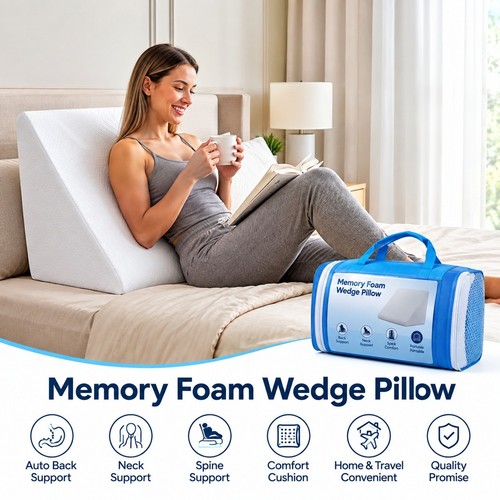 Memory foam wedge pillow for - foam,