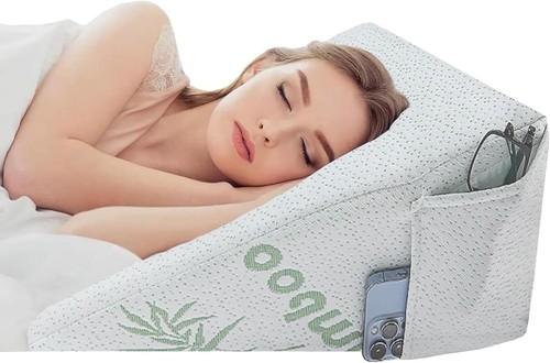 Large wedge pillow memory - memory, foam