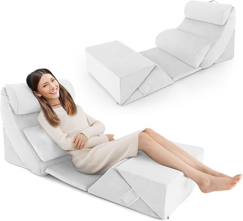 7pcs bed wedge pillows set - 7pcs,