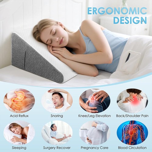 Triangle wedge pillow with - triangle,
