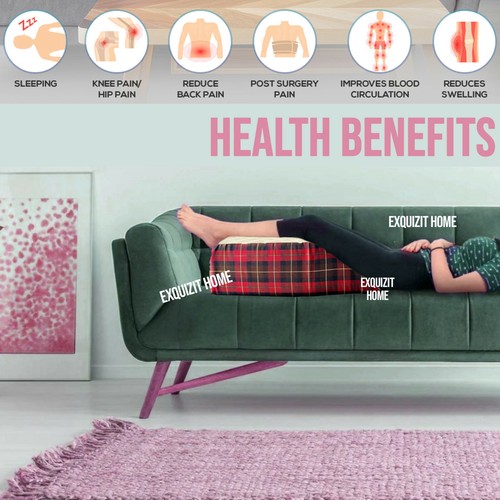 Elevating memory foam leg rest - foam,