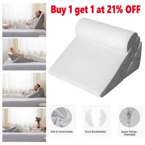 Bed wedge pillow support - bed,