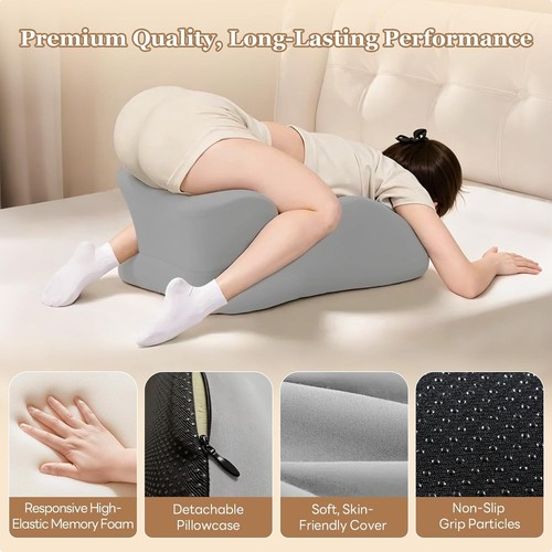 Ergonomic bed wedge pillow - ergonomic,