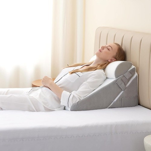 Bed wedge pillow support - bed,